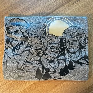 Golden Girls Mount Rushmore gray T-shirt.